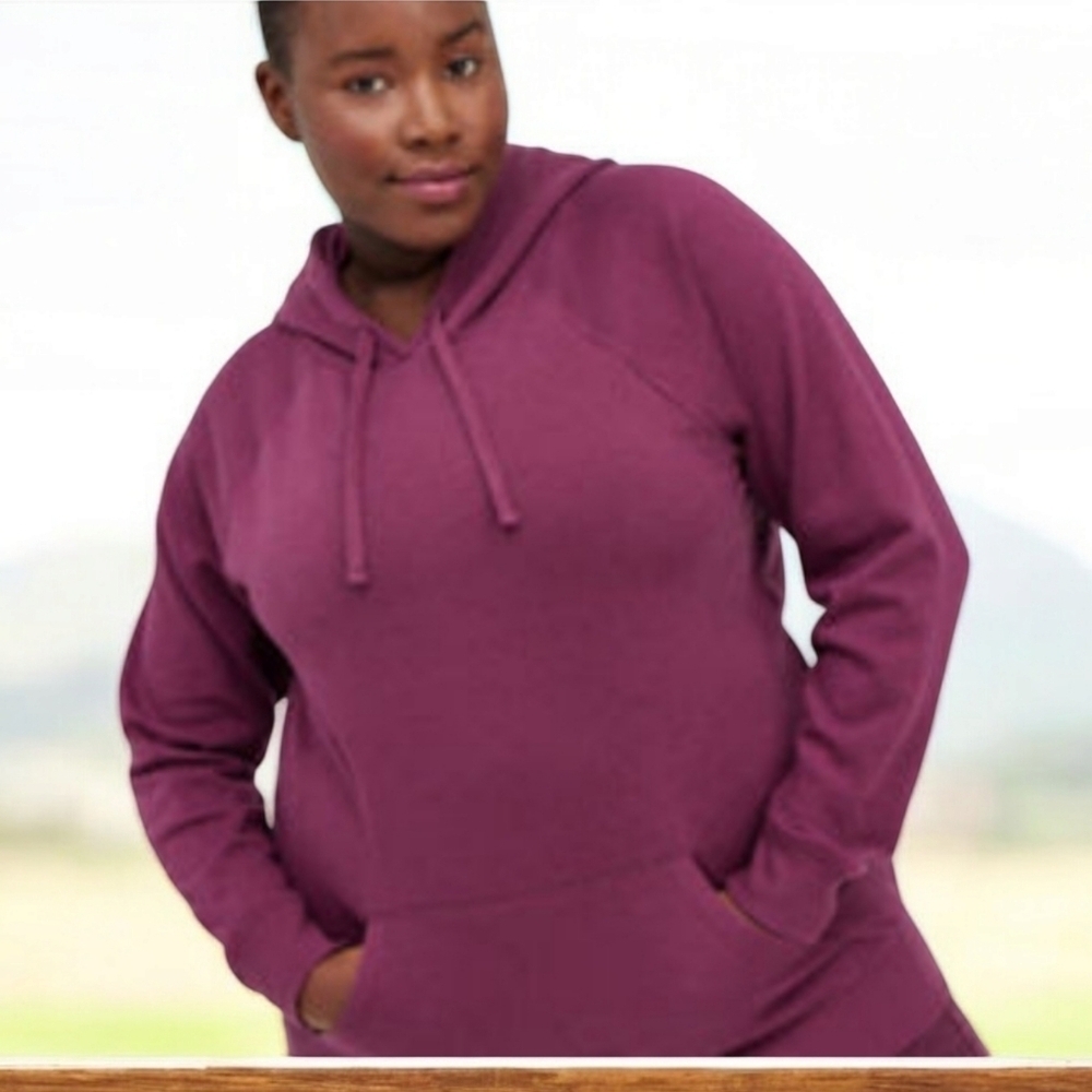 NEW! Torrid HOODIE - COZY FLEECE DARK PURPLE Sz 1x